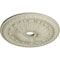 Ekena Millwork Tomango Egg & Dart Medallion (Canopies up to 6 3/4"), 27 7/8"OD x 3 7/8"ID x 2 1/2"P, Clear Yellow CM27TOCYF - alternate 2